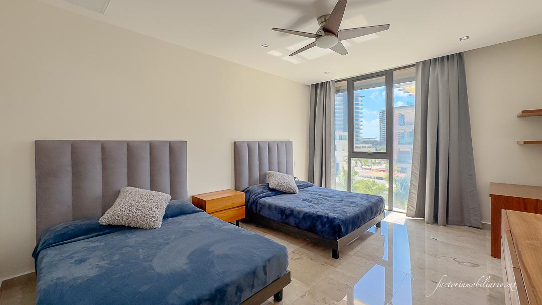 Allure Puerto Cancún 3 Recámaras Amueblado | Departamento Renta