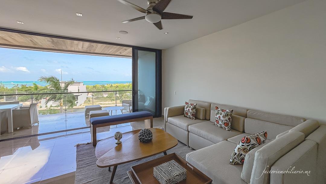 Departamento Allure Puerto Cancún de 3 Recámaras en Venta Amueblado