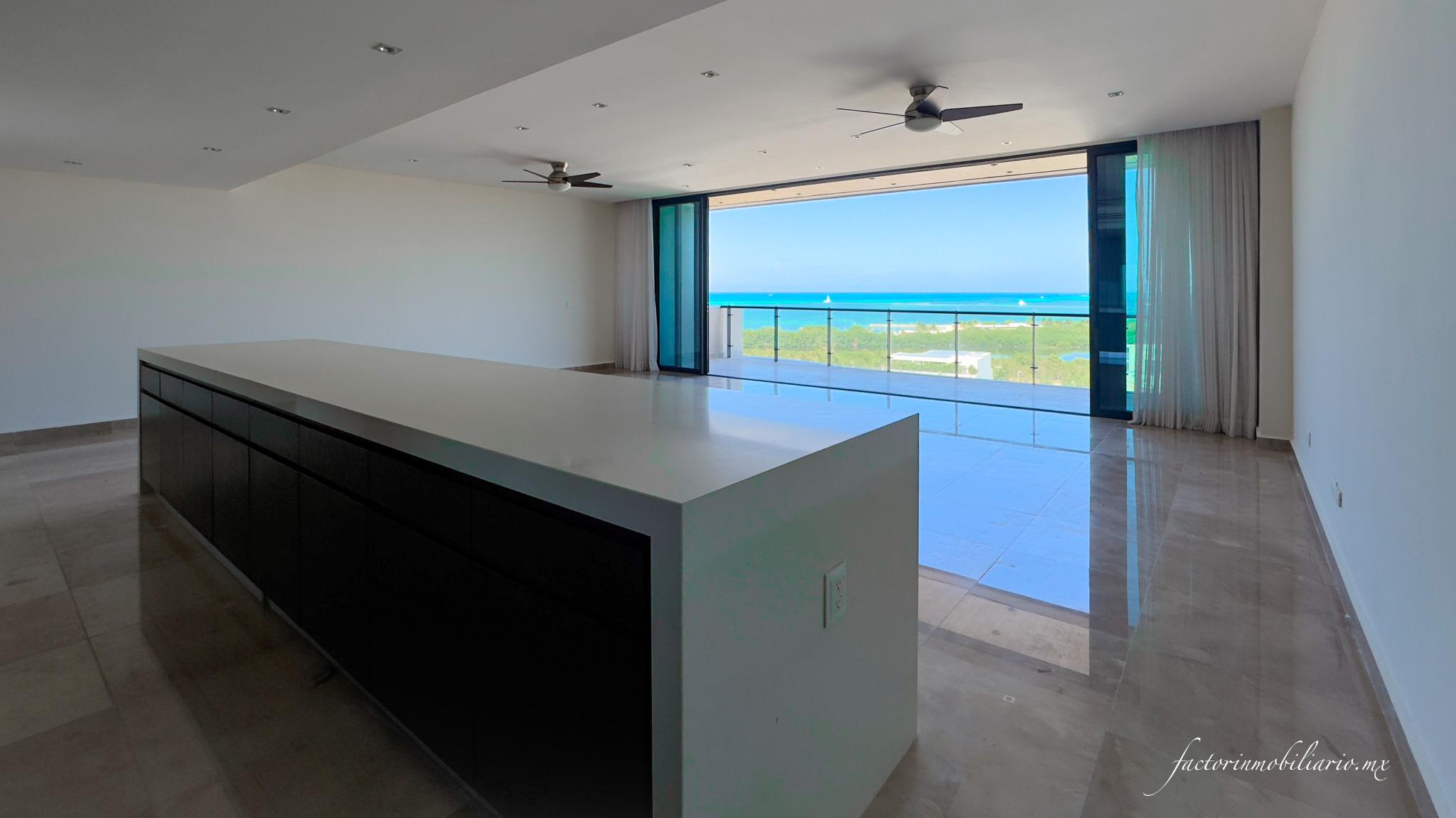 Allure Puerto Cancún 3 Recámaras Sin Muebles | Departamento Venta