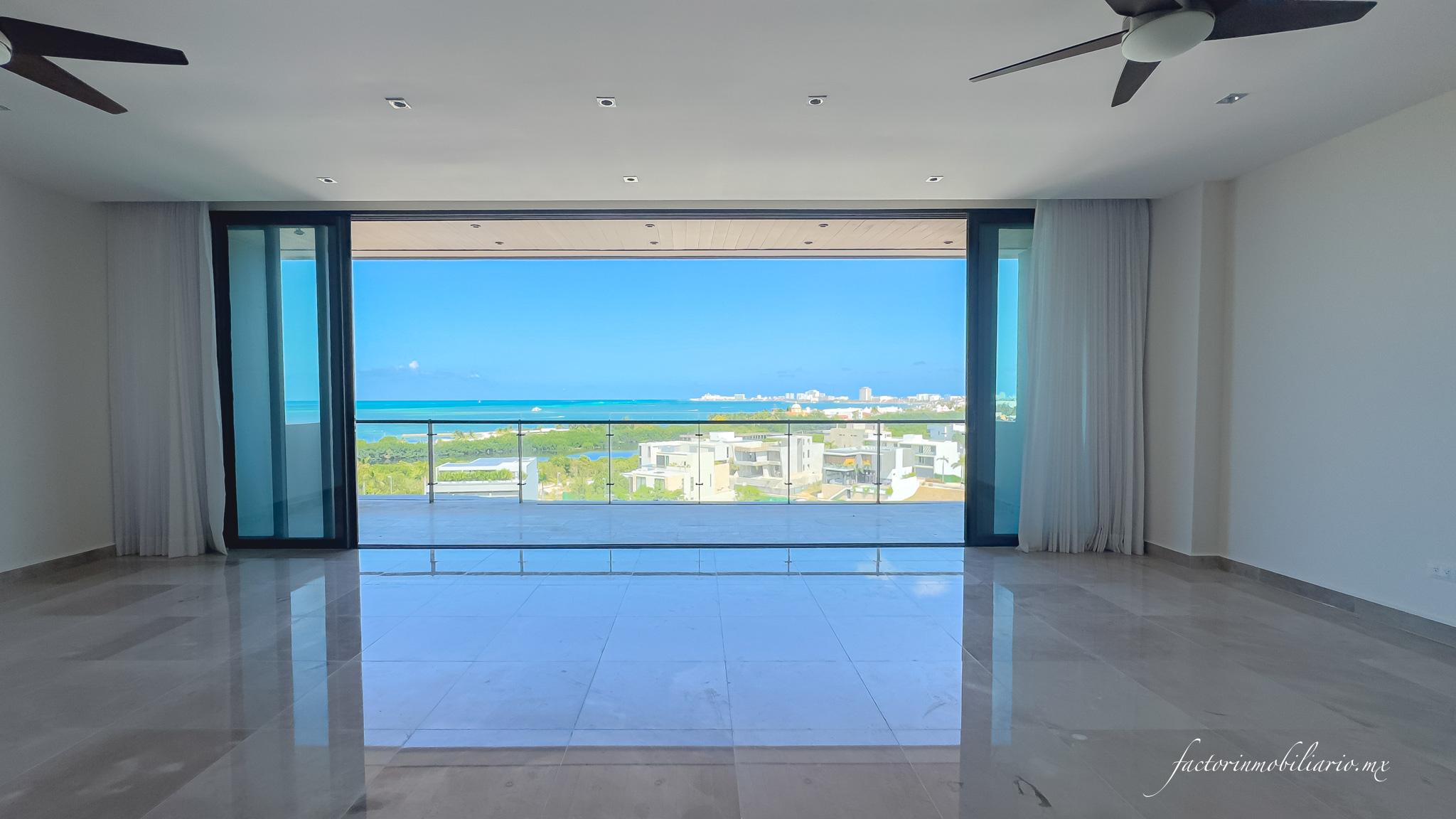 Allure Puerto Cancún 3 Recámaras Sin Muebles | Departamento Venta