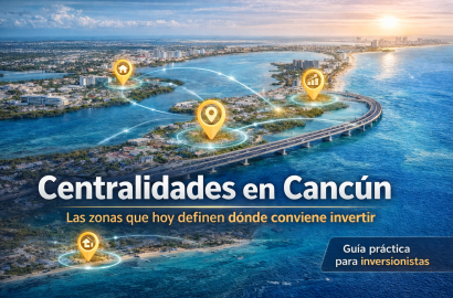 Centralidades en Cancún: las zonas que definen dónde conviene invertir