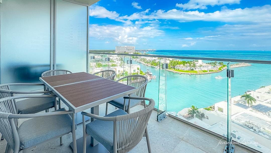 Departamento SLS Harbour Beach Puerto Cancún de 4 Recámaras Amueblado en Renta