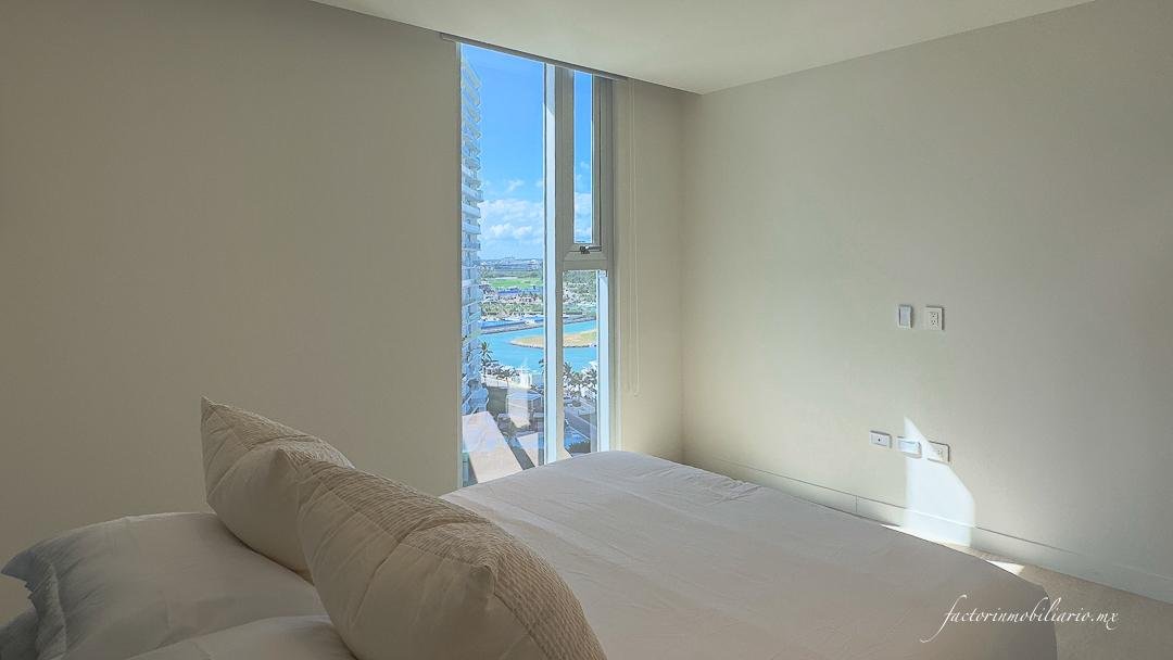 Departamento SLS Harbour Beach Puerto Cancún de 4 Recámaras Amueblado en Renta