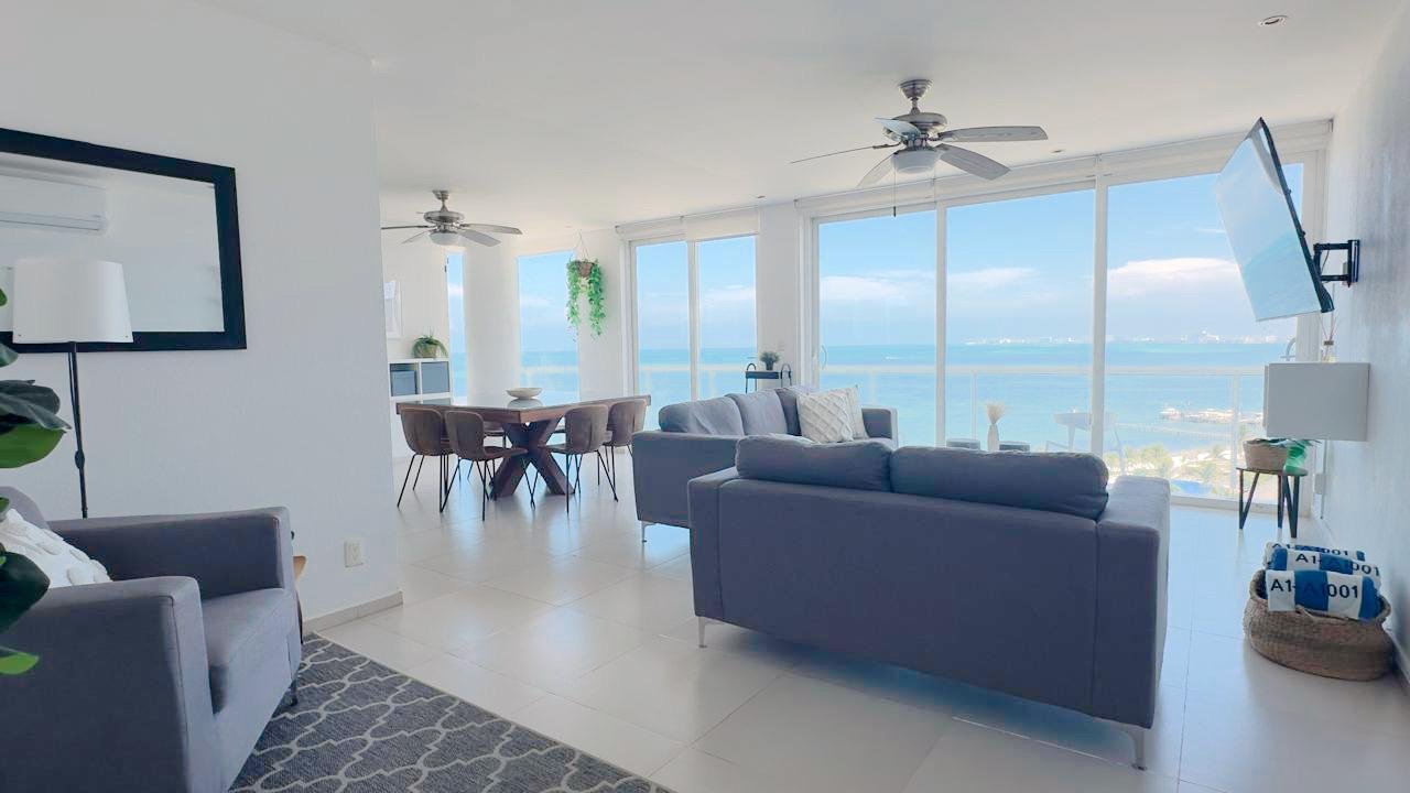 Amara en Puerta del Mar Cancún | Departamento Vista al Mar Amueblado en Venta