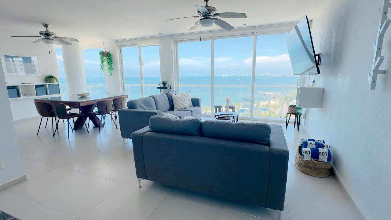 Amara en Puerta del Mar Cancún | Departamento Vista al Mar Amueblado en Venta