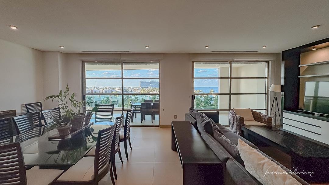 SLS Residences | Novo Cancún | Departamento de 3 Recámaras en Renta Amueblado
