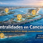 Centralidades en Cancún: las zonas que definen dónde conviene invertir