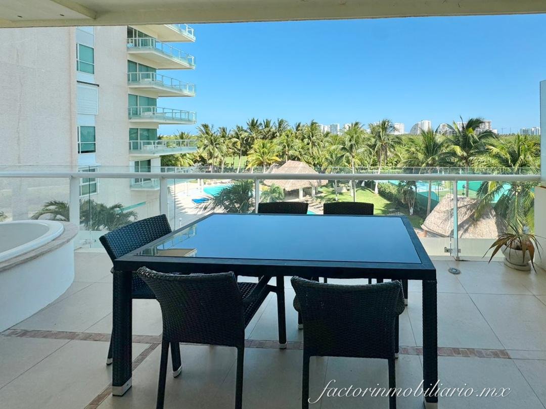 Cancún Towers | Departamento en Puerto Cancún en Renta Amueblado