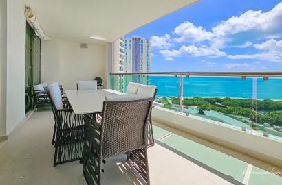 Novo Cancún 2 Recámaras Amueblado | Departamento Piso Medio 205 m2 Renta