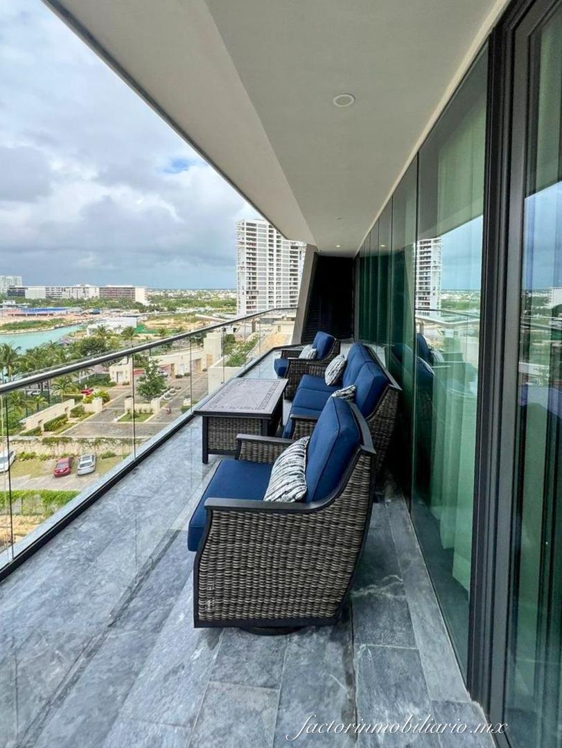 Shark Tower Puerto Cancún | Departamento en Renta Amueblado