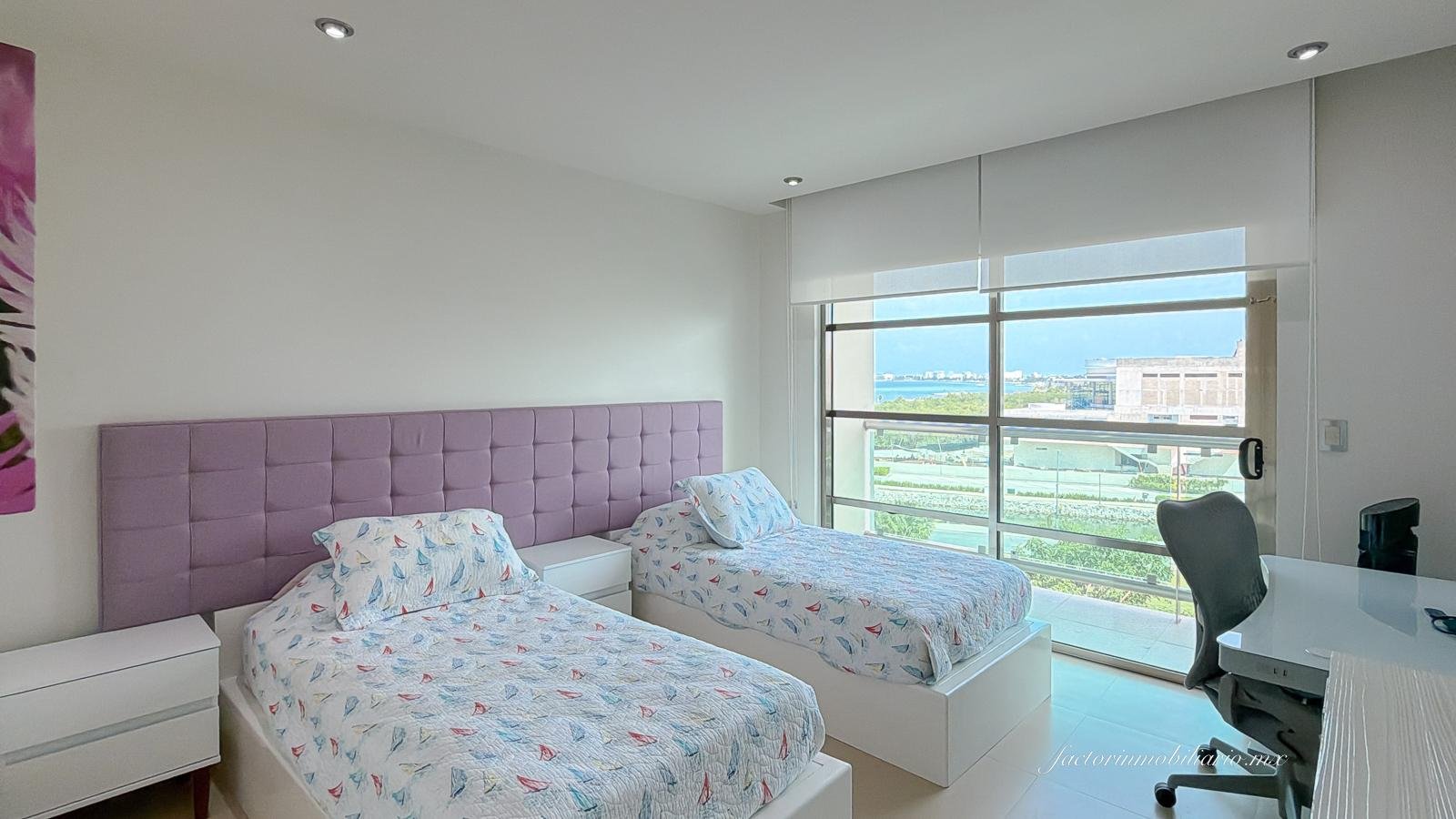 SLS Residences | Novo Cancún | Torre Apus | Departamento de 3 Recámaras en Venta Amueblado