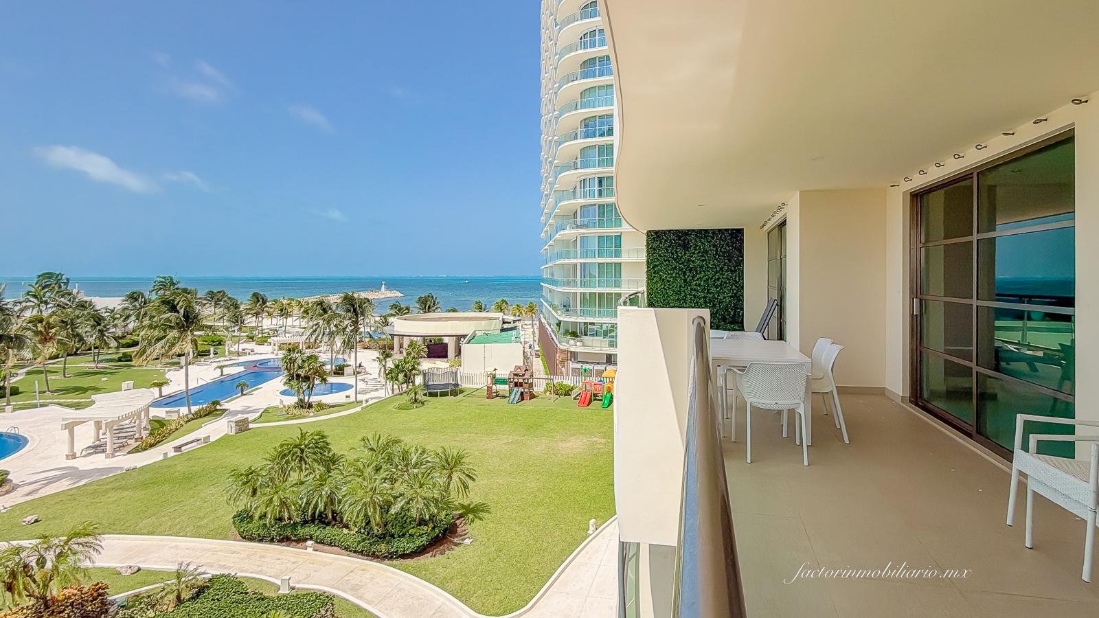 SLS Residences | Novo Cancún | Torre Apus | Departamento de 3 Recámaras en Venta Amueblado
